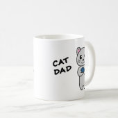 CAT VATER-Kaffee-Tasse Kaffeetasse (VorderseiteRechts)