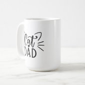 Cat Vater Kaffeetasse (Vorderseite Links)