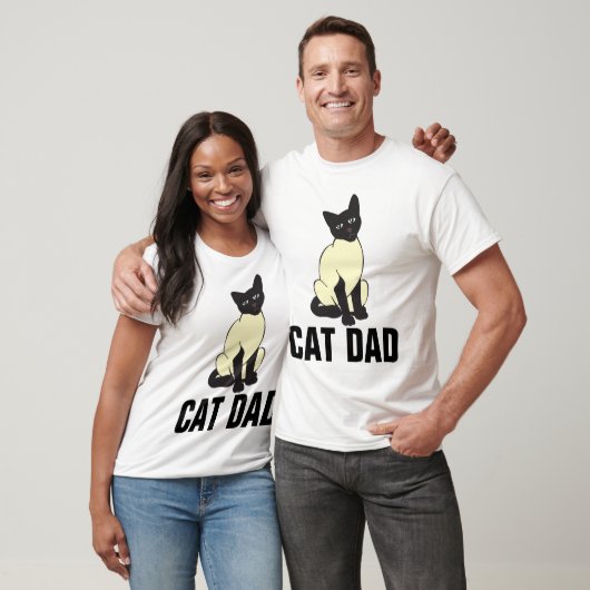 Cat Vater Langärmelige T - Shirt (Unisex)