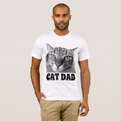 CAT-VATER-MÄNNER-T - SHIRT (Vorne ganz)