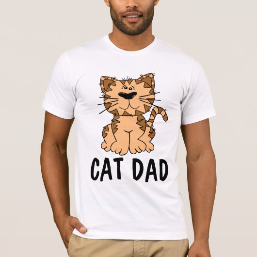 CAT-VATER-MÄNNER-T - Shirt (Vorderseite)