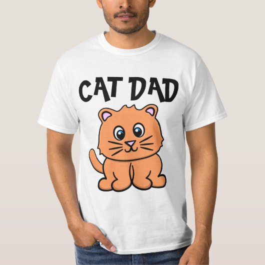 CAT-VATER-MÄNNER-T - SHIRT (Vorderseite)