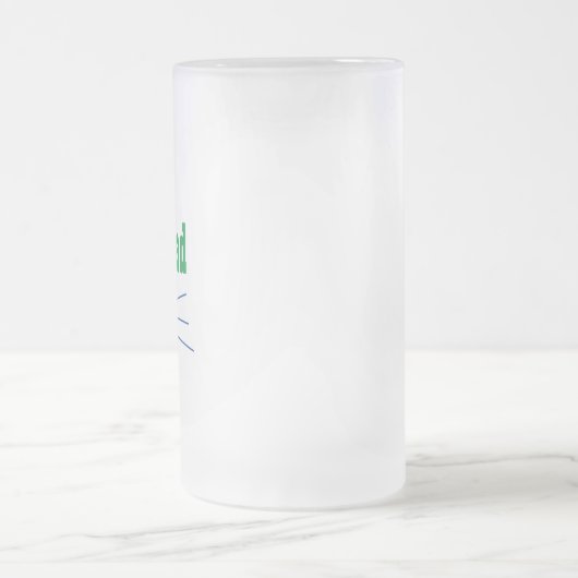 Cat Vater Mattglas Bierglas (Mittel)