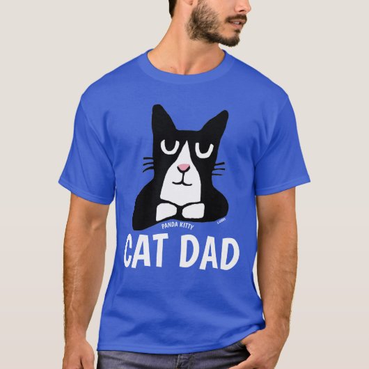 CAT-VATER, Panda Kitty T - Shirt, Tuxedo T-Shirt (Vorderseite)
