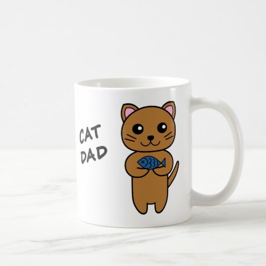 CAT-VATER Personalisiert Kaffeetasse (Rechts)