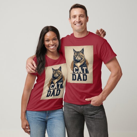 Cat Vater Pride - Raubzüge Felinenkunst T-Shirt (Unisex)