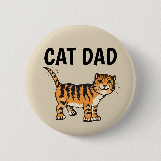 CAT-VATER-SCHALTFLÄCHEN BUTTON (Vorderseite)