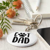 Cat Vater Schlüsselanhänger (Seite)