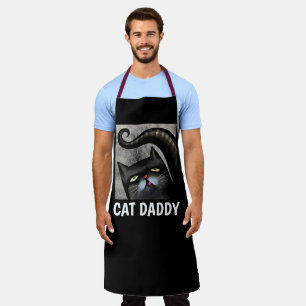 CAT-VATER SCHWARZE CAT-ART-MENGEN KÜCHE-SCHÜRZE SCHÜRZE