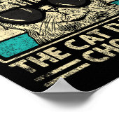 Cat Vater Shirts für Männer Funny Cat Vater Vatert Poster (Ecke)