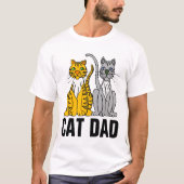 CAT-VATER T - Shirt für Männer (Vorderseite)