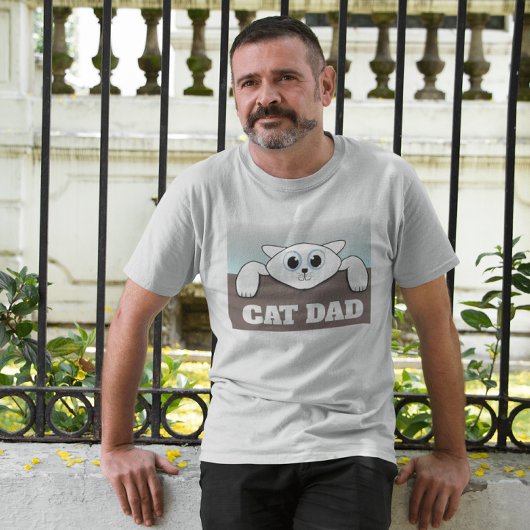 CAT-VATER T - Shirt für Männer