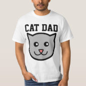 CAT-VATER T - Shirt für Männer (Vorderseite)