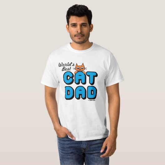 "CAT-VATER" T - Shirt für männliche Katzen (Vorne ganz)