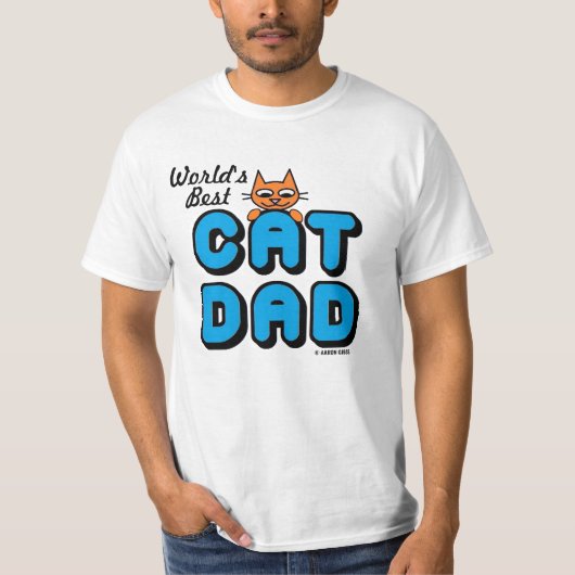 "CAT-VATER" T - Shirt für männliche Katzen (Vorderseite)