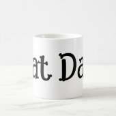 Cat Vater T - Shirt Kaffeetasse (Mittel)