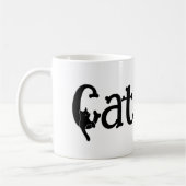 Cat Vater T - Shirt Kaffeetasse (Links)