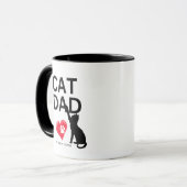 Cat Vater Tasse (Vorderseite Links)