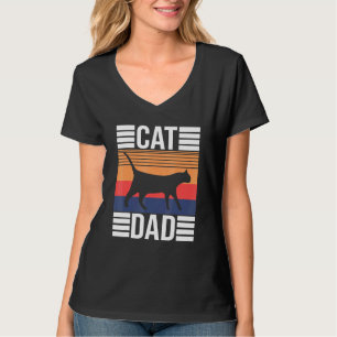 Cat Vater Trauzeugen Papa Papa Beste Katze Vater j T-Shirt