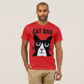 Cat-VATER Tuxedo-Katze T - Shirts, PandaKitty T-Shirt (Vorne ganz)