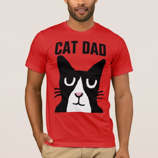 Cat-VATER Tuxedo-Katze T - Shirts, PandaKitty T-Shirt (Vorderseite)