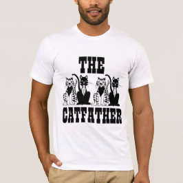 CAT VATER VATER lustige T - Shirt