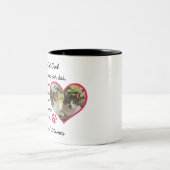 Cat Vater Vielen Dank, dass Sie unser Vater & Cust Zweifarbige Tasse (Mittel)