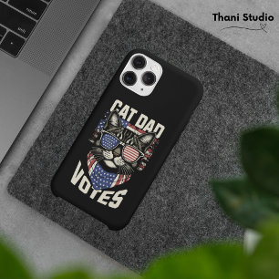 Cat Vater wählt Niedlich die amerikanische Flagge Case-Mate iPhone Hülle