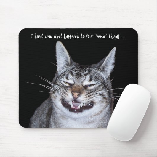 Cat "Vermisst Mouse" Mousepad (Mit Mouse)