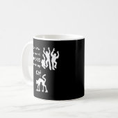 Cat Versus Zombies Funny Horror Cat Lovers Kaffeetasse (Vorderseite Links)