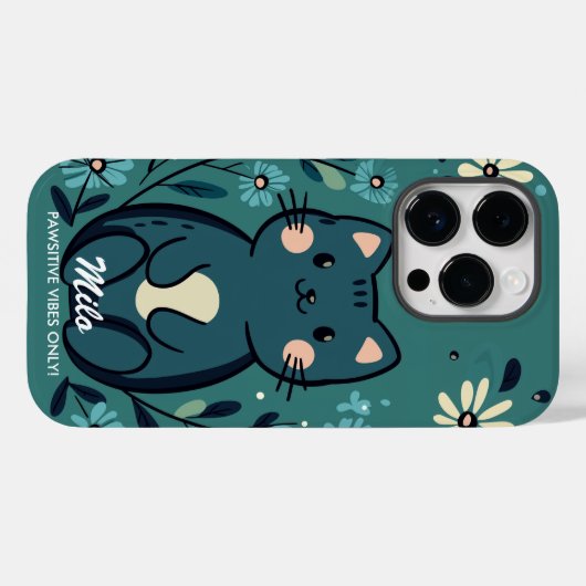 Cat Vibes - Gemütlich & Niedlich Case-Mate iPhone Hülle (Rückseite (Horizontal))