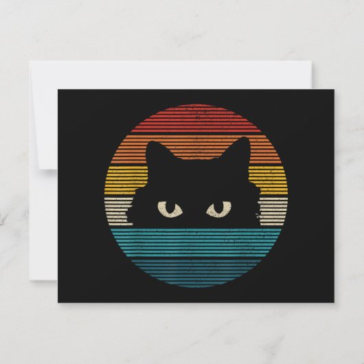 Cat Vintag Retro Funny Gift (Rückseite)