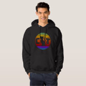 CAT VINTAG SUNSET HOODIE (Vorne ganz)