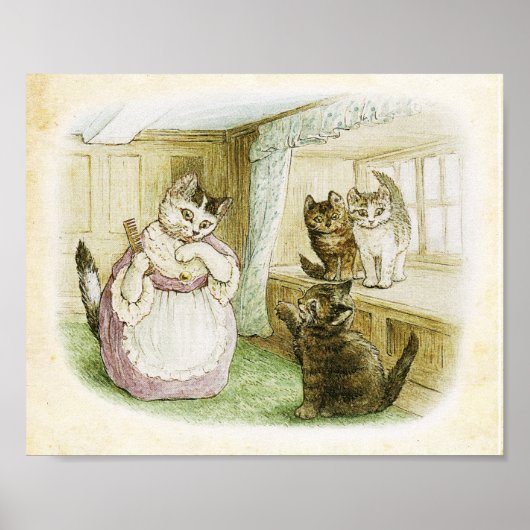 Cat Vintage Poster (Vorne)