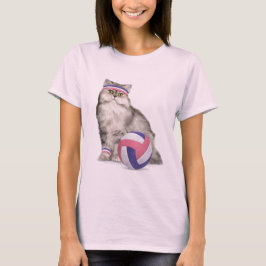 Cat Volleyball Sports T-Shirt