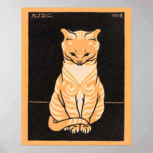 Cat von Julie de Graag Poster