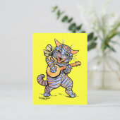 Cat von Louis Wain Postkarte (Stehend Vorderseite)