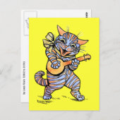 Cat von Louis Wain Postkarte (Vorne/Hinten)