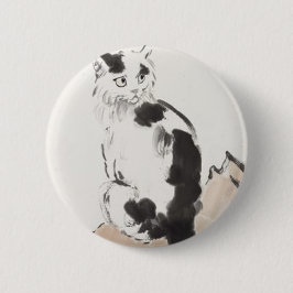 Cat (von Xu Beihong) Button