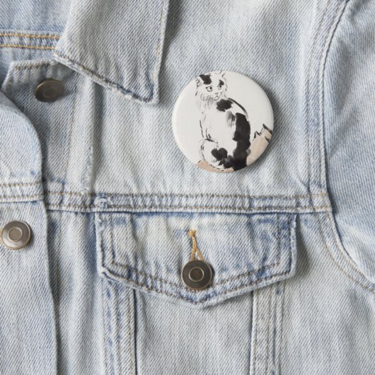 Cat (von Xu Beihong) Button (Beispiel)