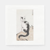 Cat (von Xu Beihong) Serviette (Vorderseite)