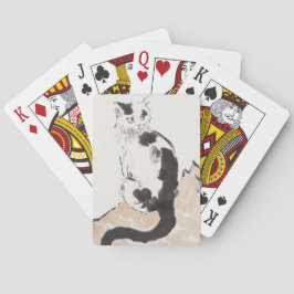 Cat (von Xu Beihong) Spielkarten