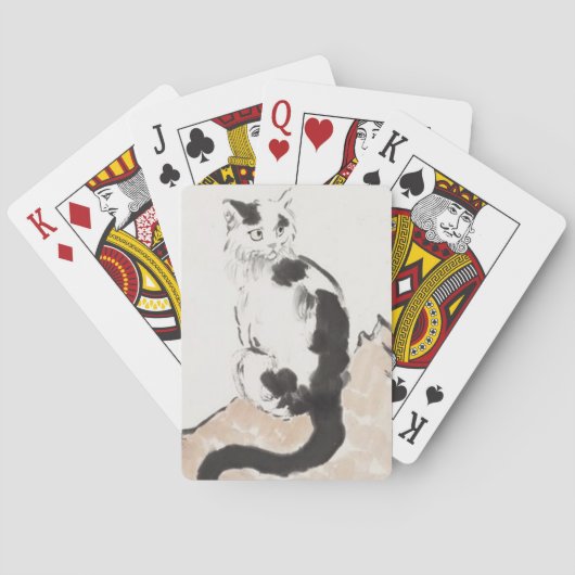 Cat (von Xu Beihong) Spielkarten (Rückseite)