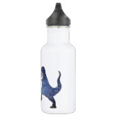 CAT VS T-REX - SPACE-TEXTURE EDELSTAHLFLASCHE (Rechts)