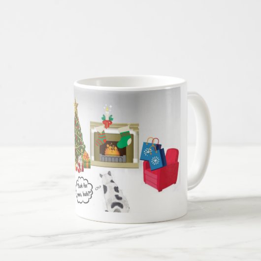 Cat vs. Tree Tasse (VorderseiteRechts)