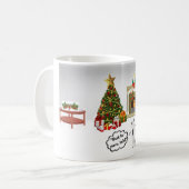 Cat vs. Tree Tasse (Vorderseite Links)