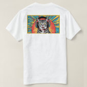 Cat W Music [ CC-CatCow] T-Shirt (Design Rückseite)