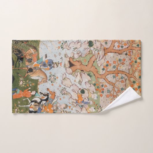 Cat walk  badhandtuch set (Handtuch)