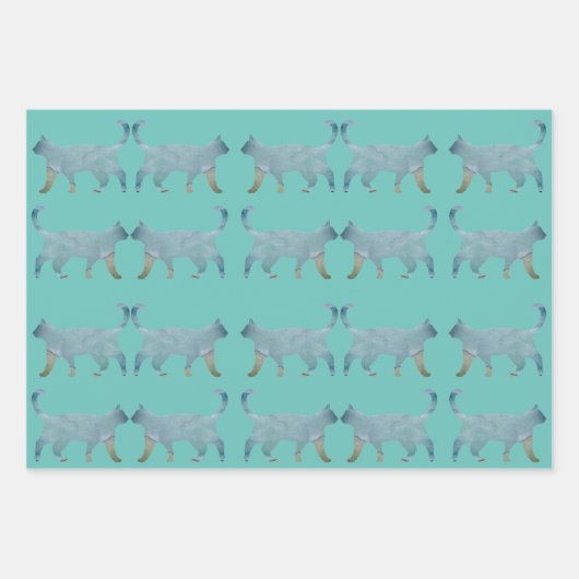 Cat Walk Geschenkpapier Set (Vorderseite 3)