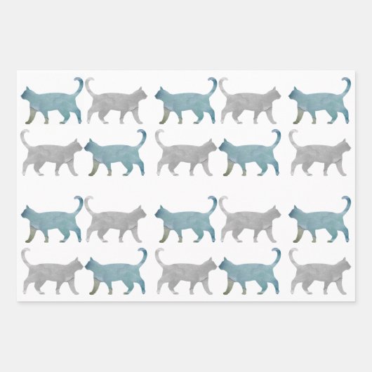 Cat Walk Geschenkpapier Set (Vorderseite 2)